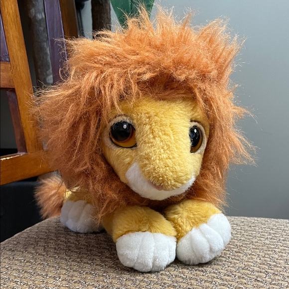 Vintage 1994 Plush Lion The Lion King Simba Plush Mane Changing Stuffed Animal - Picture 4 of 8